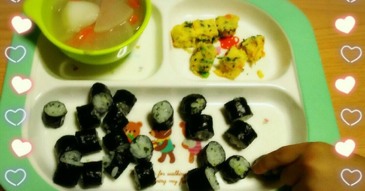 しらす入りサイコロおにぎり