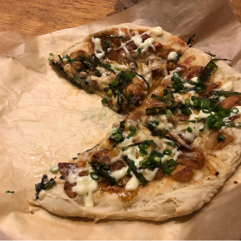 スタイルワンでひと工夫♪ 照り焼きチキンの餅ピザ