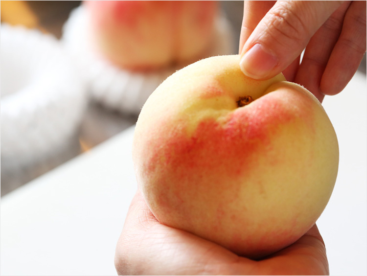 柔らかい桃の割り方、切り方、むき方プロレシピブログ 艸SOUの作り方