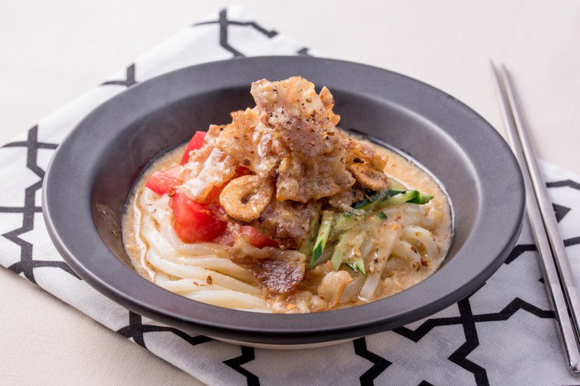 梅おろし豚しゃぶうどん 疲労回復！暑い日にぴったり♡