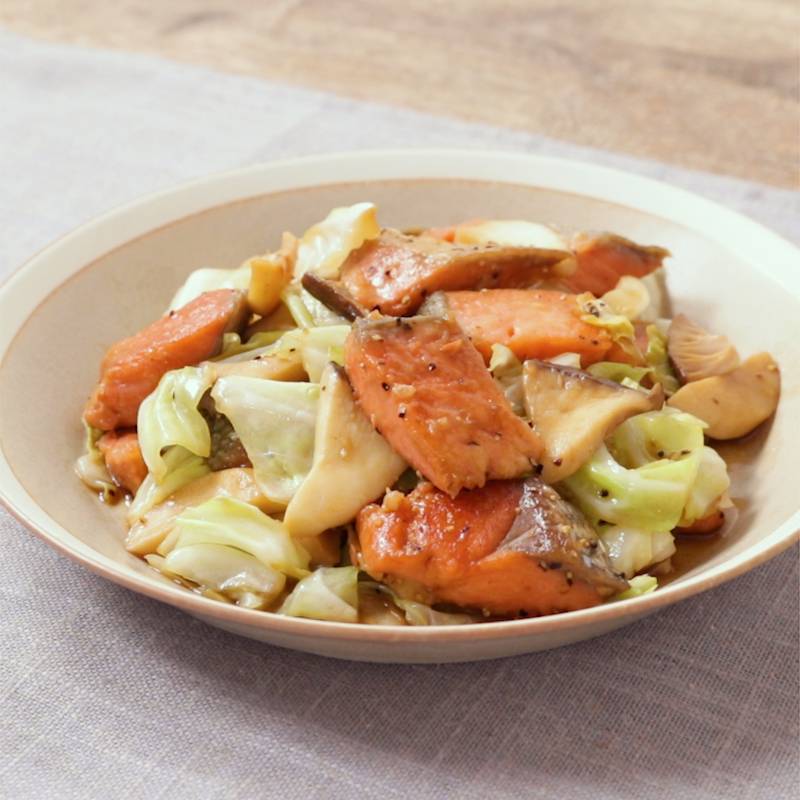 5分でできる！ やみつきキャベツのおかかポン酢