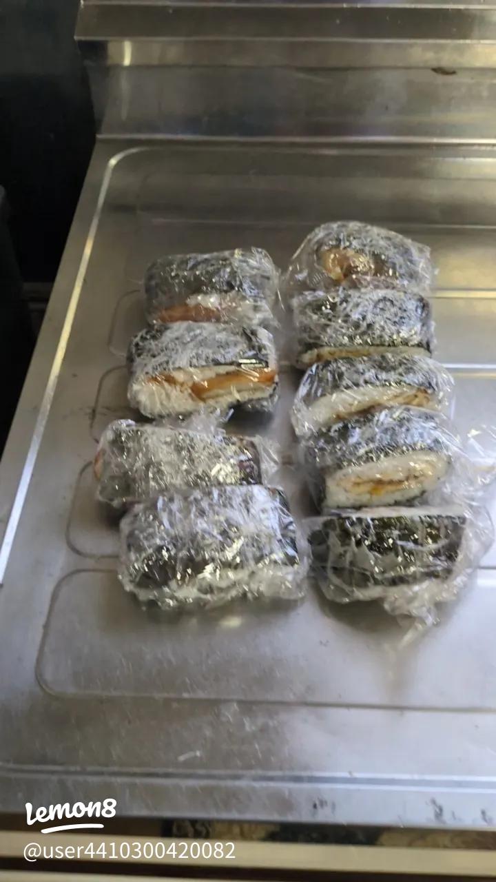 天かすネギおにぎり＠貧乏飯