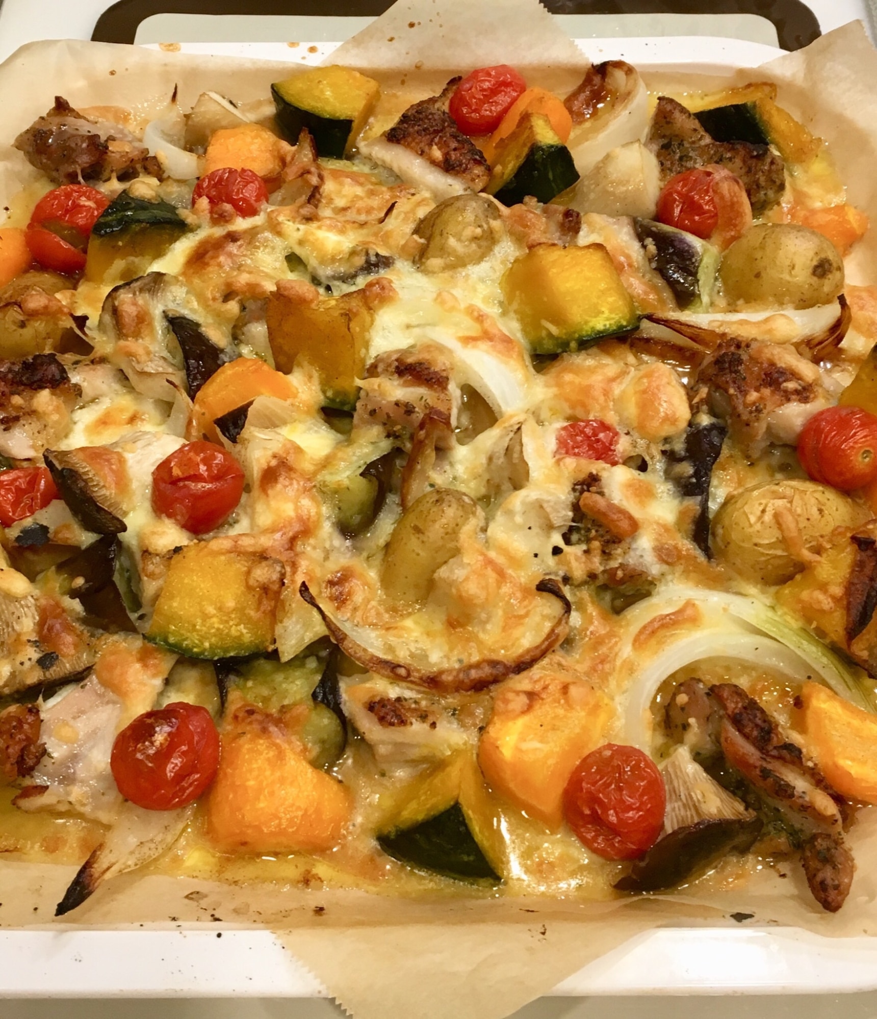 Baked Chicken with Vegetables 鶏肉と野菜のオーブン焼き – US Southern Kitchen