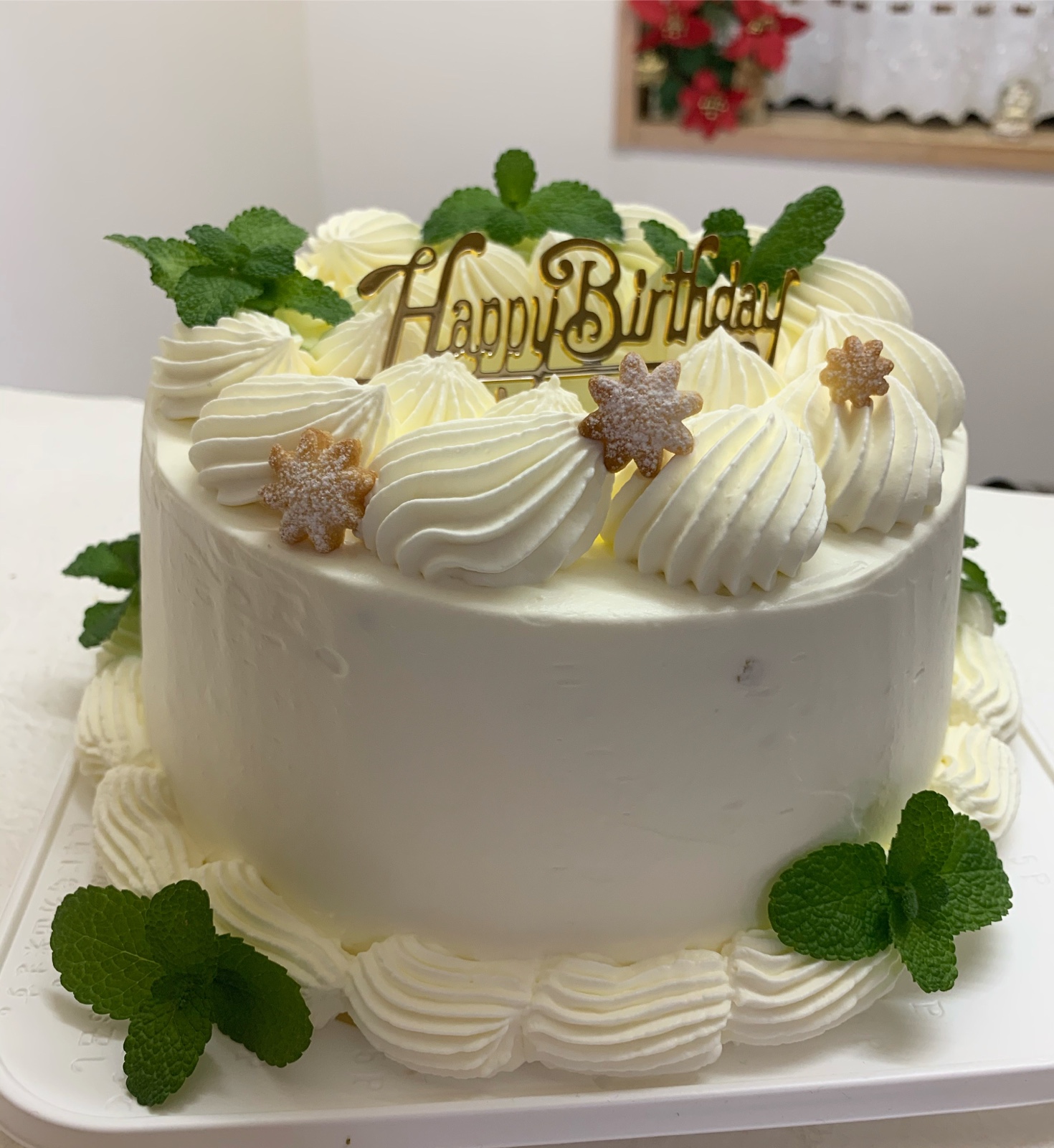 ꒰抹茶ドリップケーキ🫖♡꒱抹茶とホワイトチョコレートの香りで口の中幸せ～🤤🤍🍵