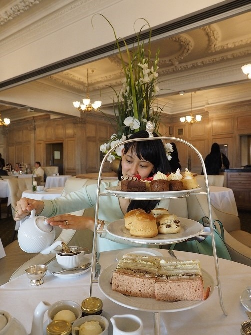 ハロッズティールームで贅沢ランチ the harrods tea room東京おさんぽ＆旅日記