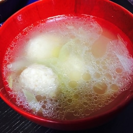 いわしつみれのポン酢煮