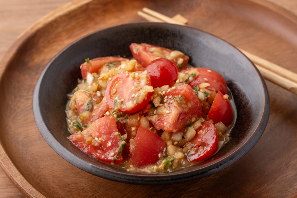 ビタミンたっぷり☆トマトと小松菜のナムル