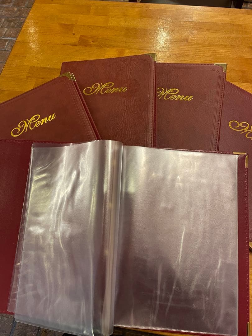 メニューブック 4ページ たて長 縦長 ドリンクメニュー メニュー表 メニュー帳 ワインリスト カフェ バー bar 飲食店 備品 洋風 和風yyb-cp02 : taiheistore - 通販 - Yahoo!ショッピング