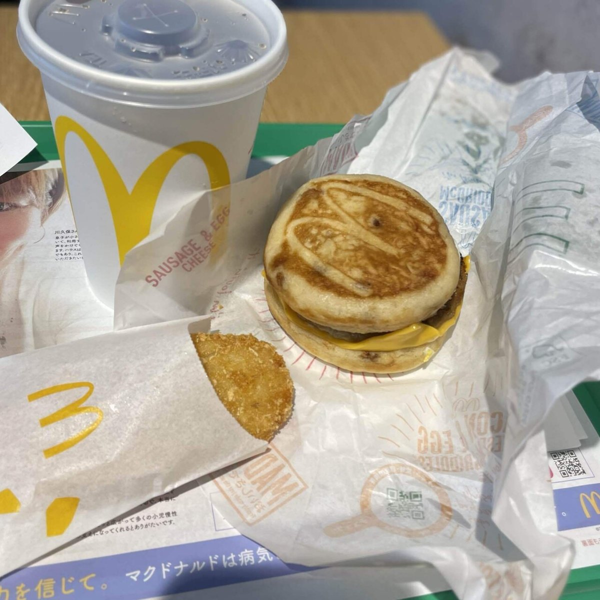 高評価 「モーニングにマックのグリドルソーセージ - マクドナルド マックグリドル」のクチコミ・評価 - アイスティーさん もぐナビ