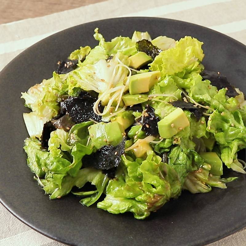 サニーレタスガーリック醤油炒め