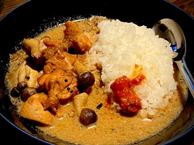 辛くないスペシャルグリーンカレ