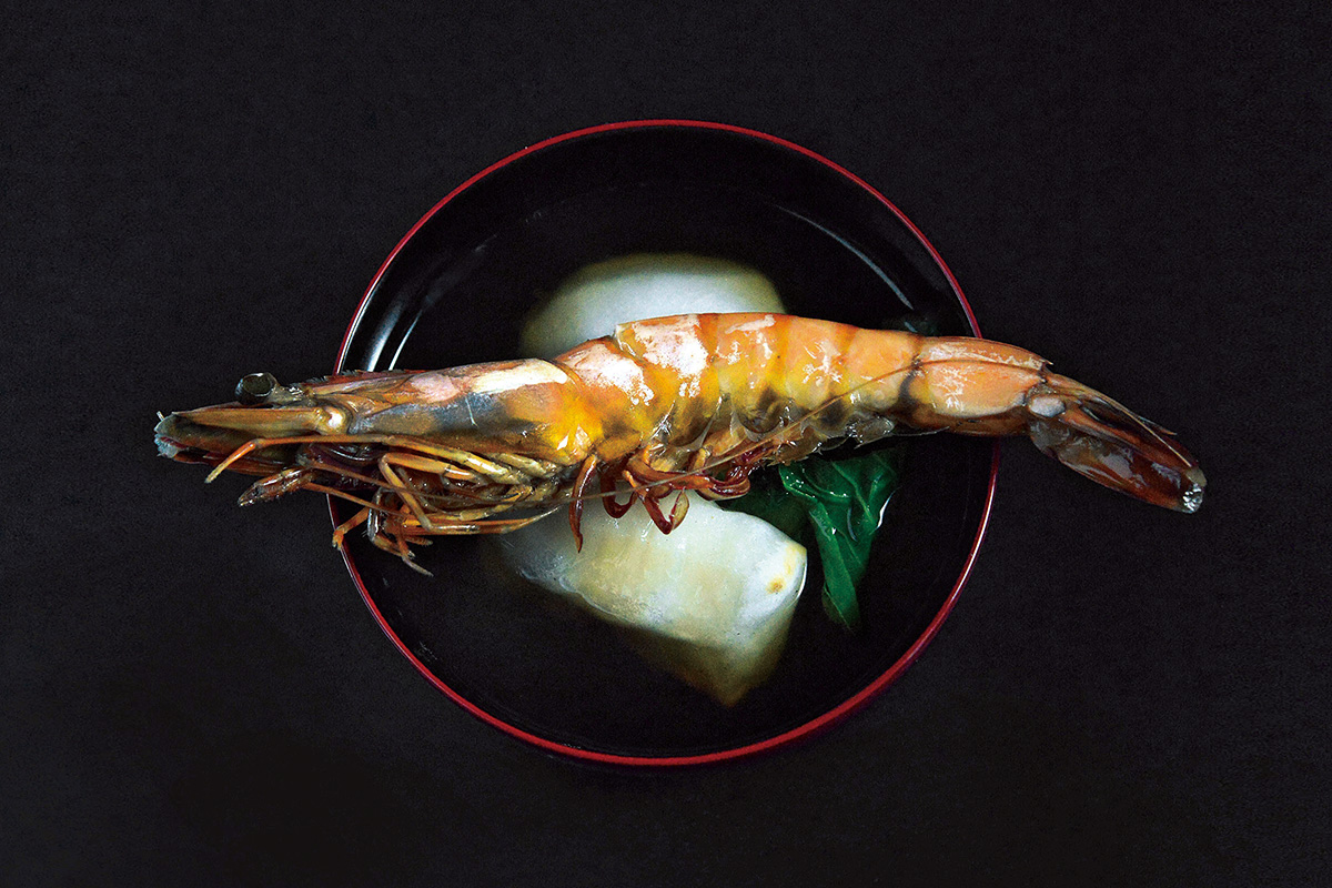 関西風丸餅入りの白みそお雑煮大源味噌