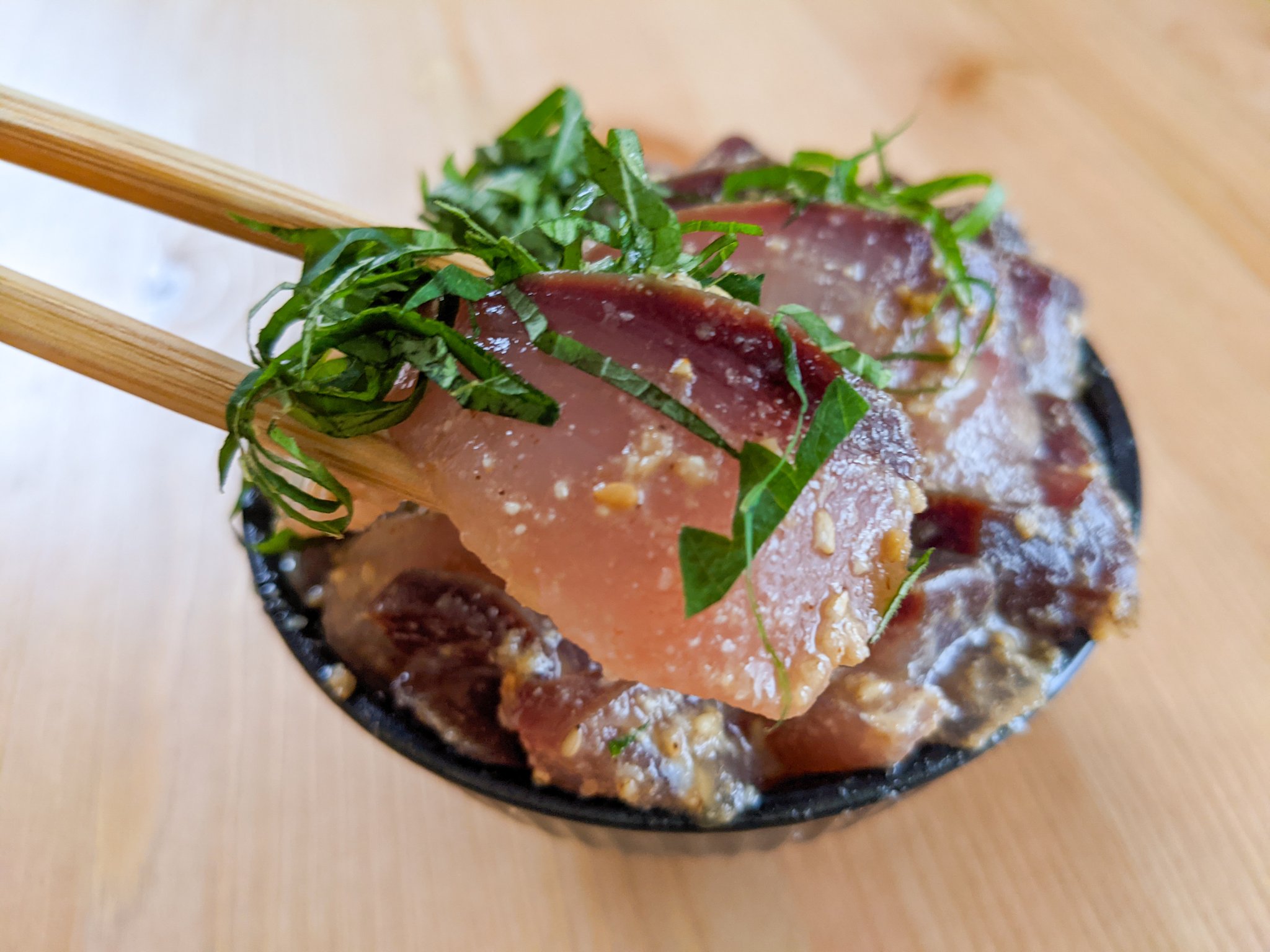 止まらない美味しさ！ブリの旨塩ごまだれ漬け