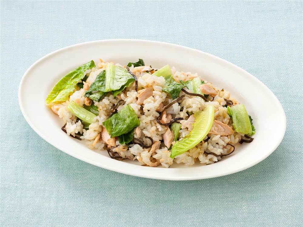 マヨネーズで！パラッと鮭チャーハン