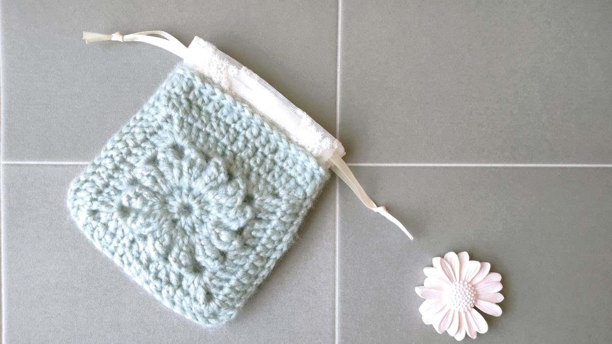 レシピ表 かぎ針編み 余り糸で作れる小さなシェルポーチ編んでみました♪かぎあみDiary