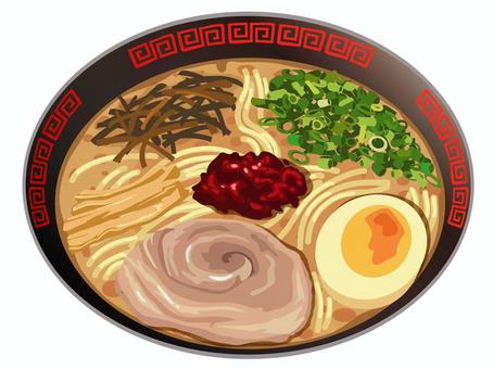 焼豚ラーメンの絵。: 絵描きのけいちゃん