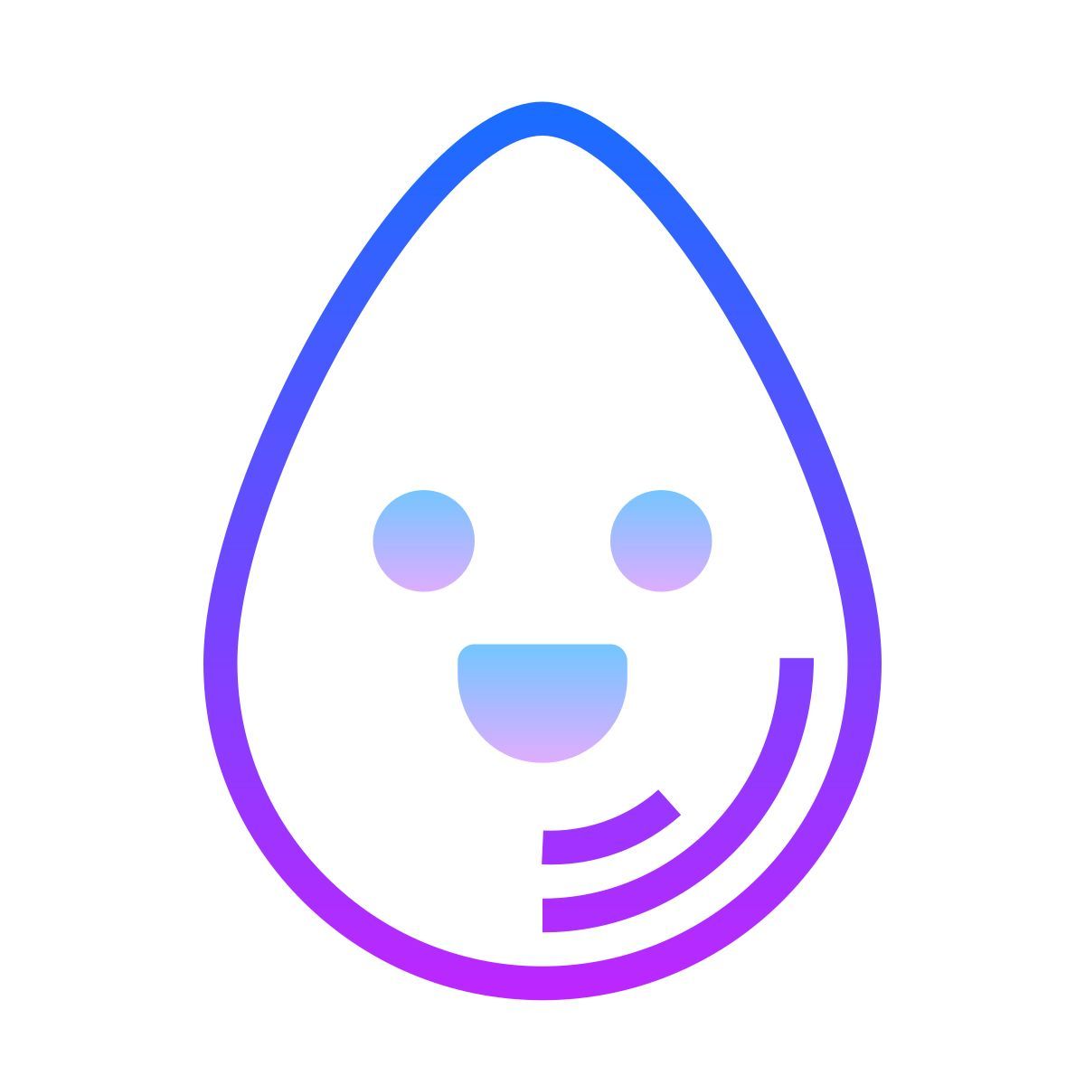 殻を割った卵と卵のアイコン イラスト素材5677145- フォトライブラリ