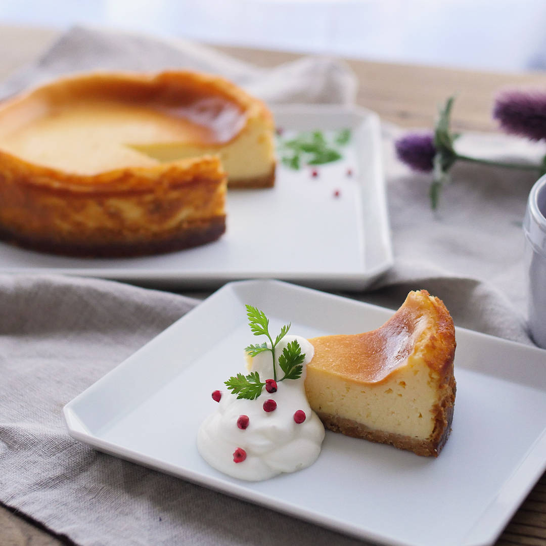 チーズケーキをシンプルに 魅せたい盛り付け方札幌お菓子教室 Dolce Kaori ～魅せるお菓子～のブログ