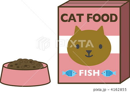 キャットフードのイラスト素材4162855- PIXTA