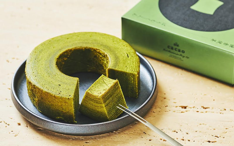 冷凍スイーツ 抹茶スイーツ 抹茶 バームクーヘン 抹茶バウムクーヘン 3個 焼き菓子 お菓子 お取り寄せ