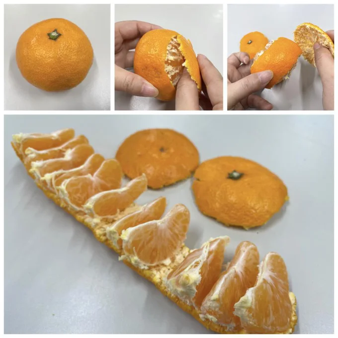 みかんの剥き方いろいろ！薄皮が簡単につるんと剥ける♪