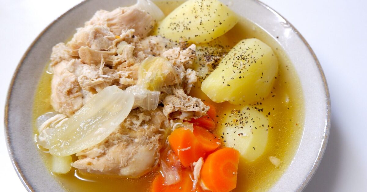 手羽元の和風ポトフゆずこしょう味