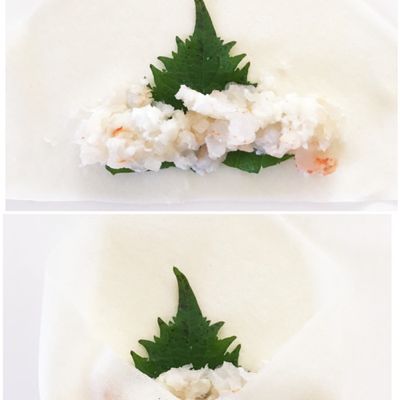 レシピ 海老とはんぺんの大葉チーズ春巻き - しにゃごはん blog