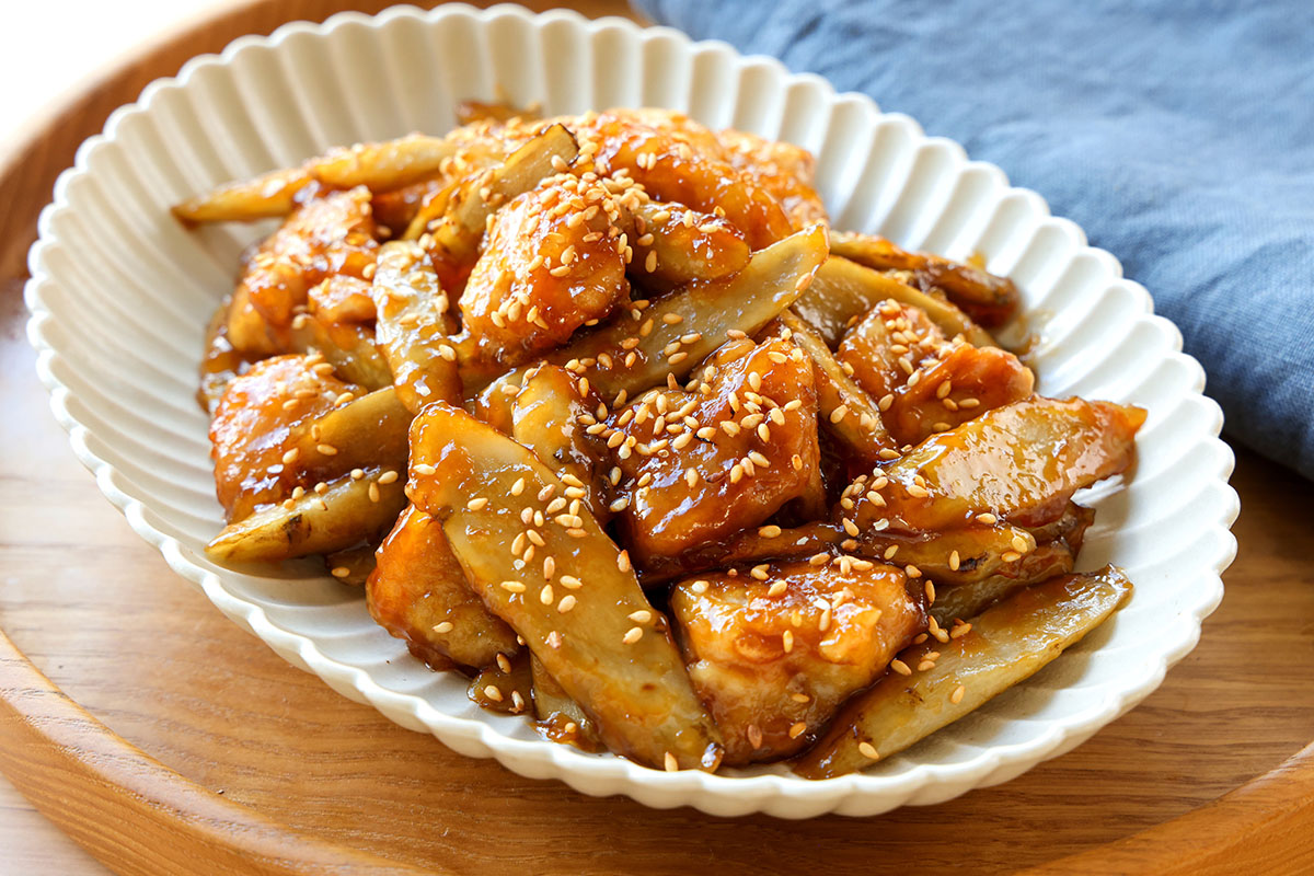 鶏ゴボウ丼