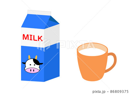 コップの牛乳 10545000861 の写真・イラスト素材アマナイメージズ