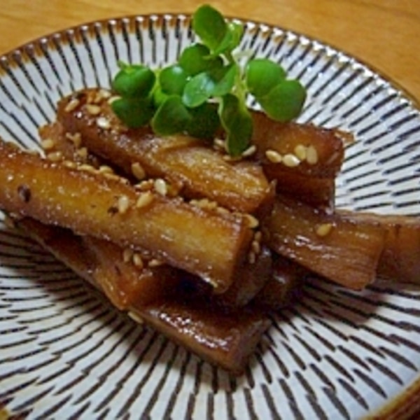 きんぴらごぼうのやわらか煮 離乳食投稿レシピ一覧まいにち Happy × げんき クッキングごせん安心子育てにこにこサポートサイト