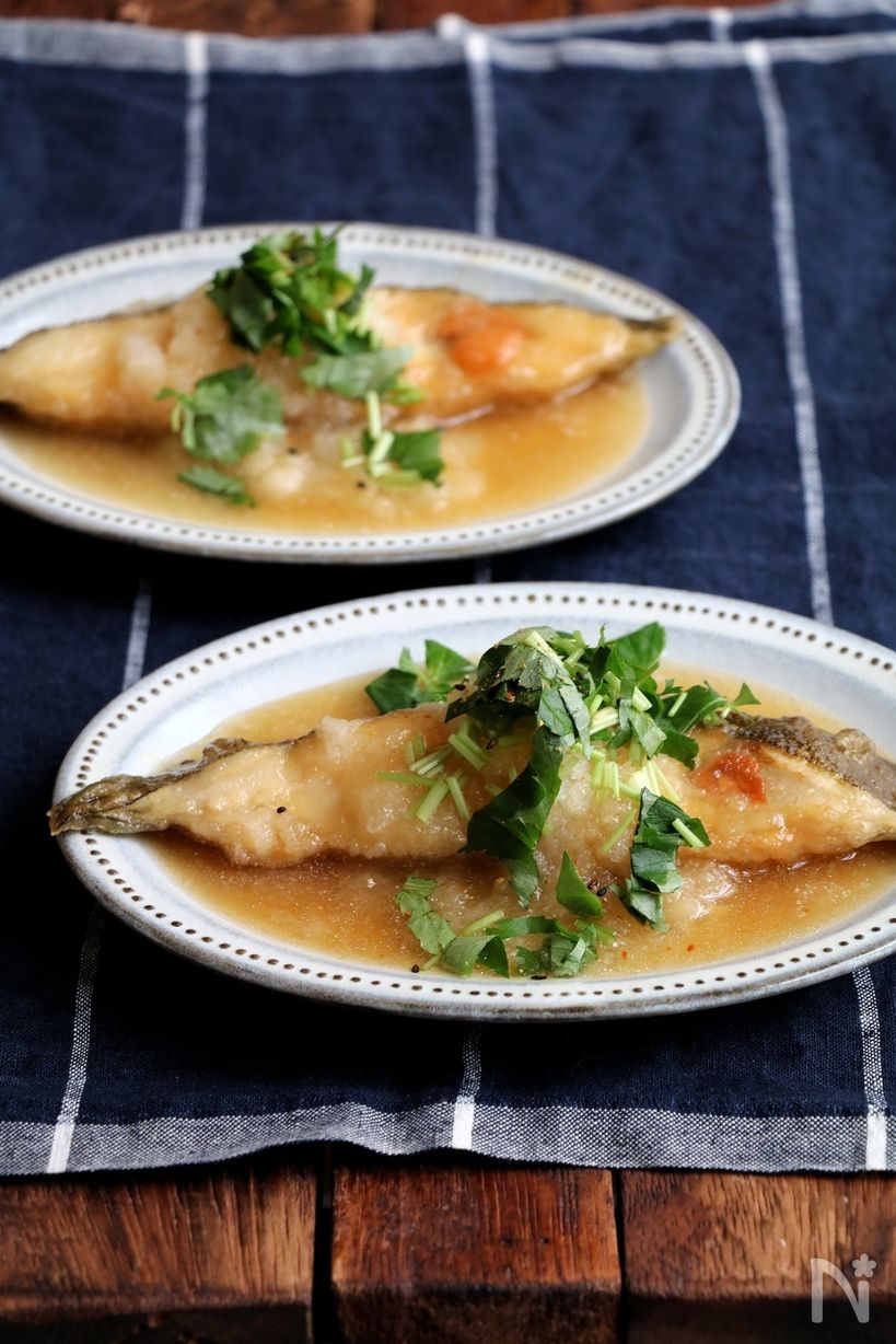 かれいのあんかけ煮