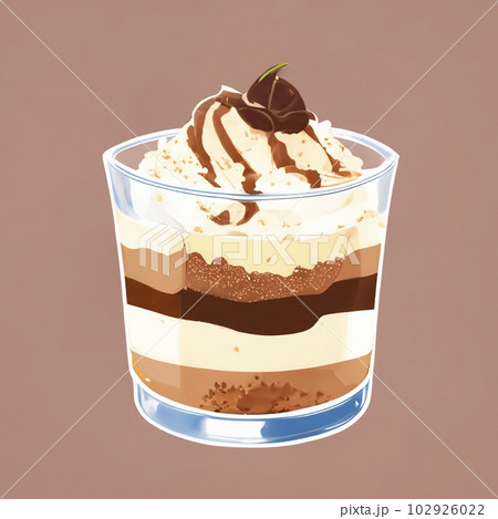 ティラミスのイラストのイラスト素材102926022- PIXTA