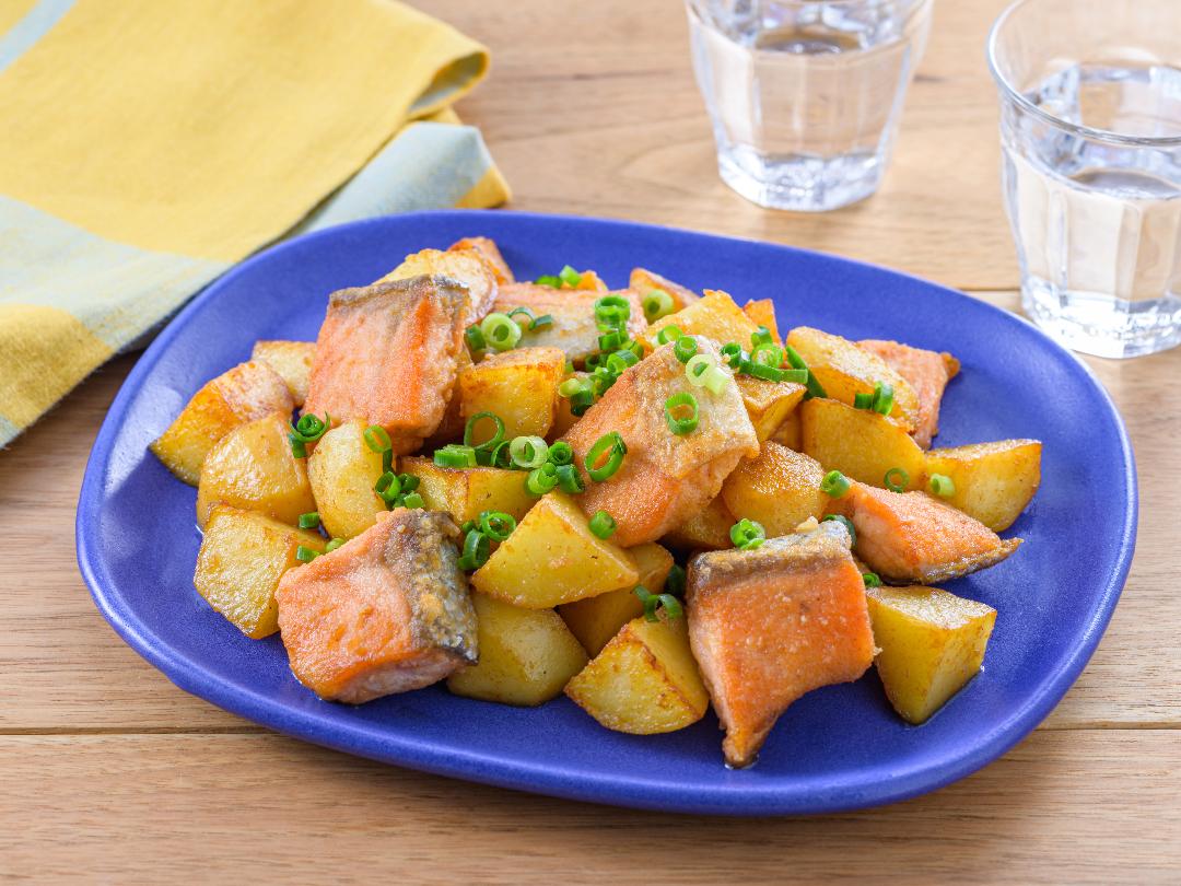 鮭とじゃがいものクリーム煮