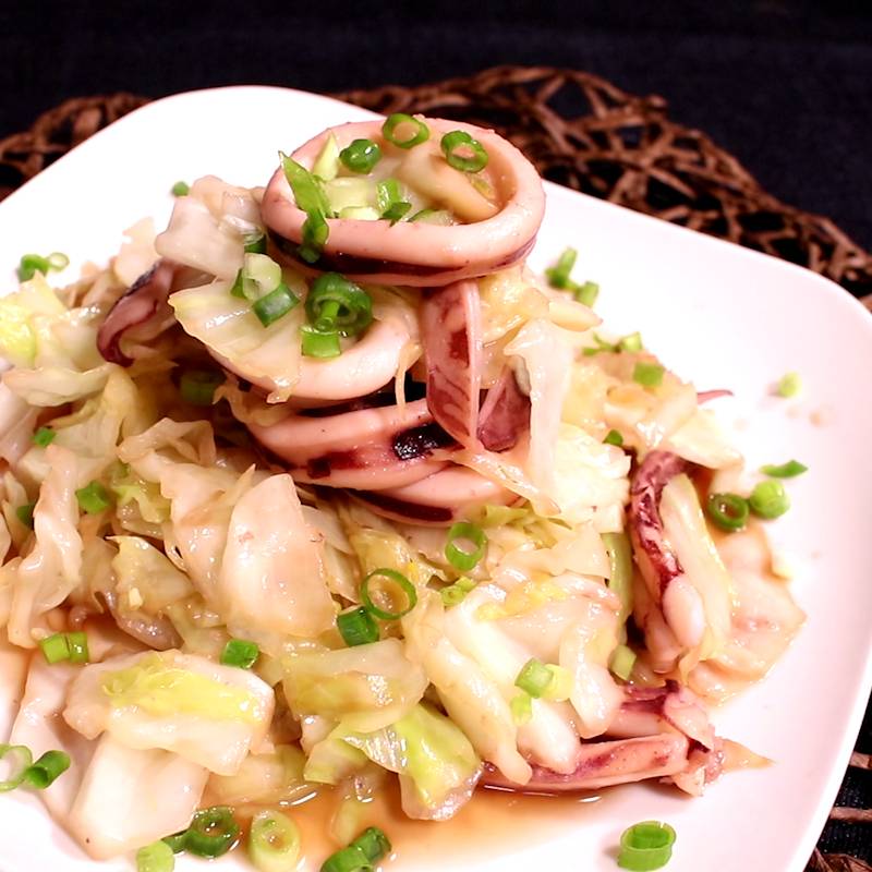 いかとポテトのスペイン風炒め