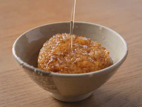 純とろの焼きチーズおにぎり茶漬け