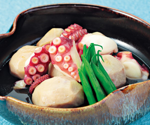 里いもと豚肉の中華風煮込み