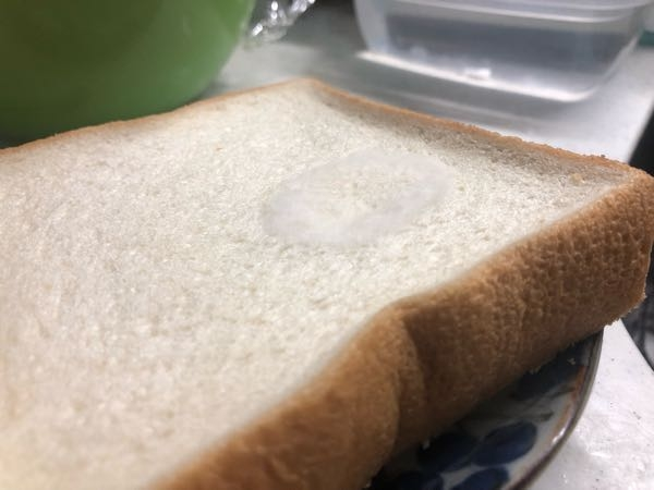 ファジィ緑と白カビに覆われたパンの写真素材・画像素材 Image 16960222