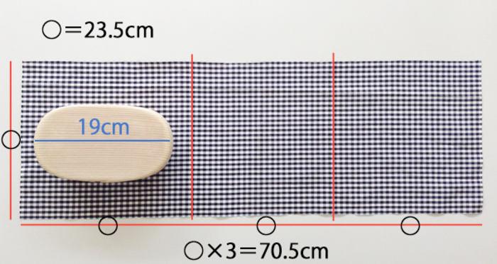 お弁当袋の作り方 裏地あり 切替あり 両結び入園入学グッズ : うろこのあれこれハンドメイド