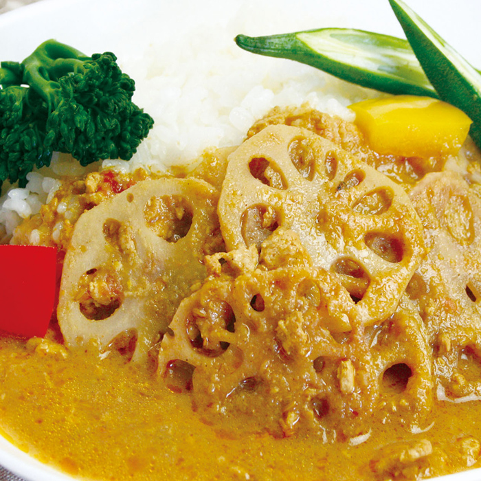 カレー風味のれんこんスティック揚げ サラダカフェサラダのレシピがいっぱい