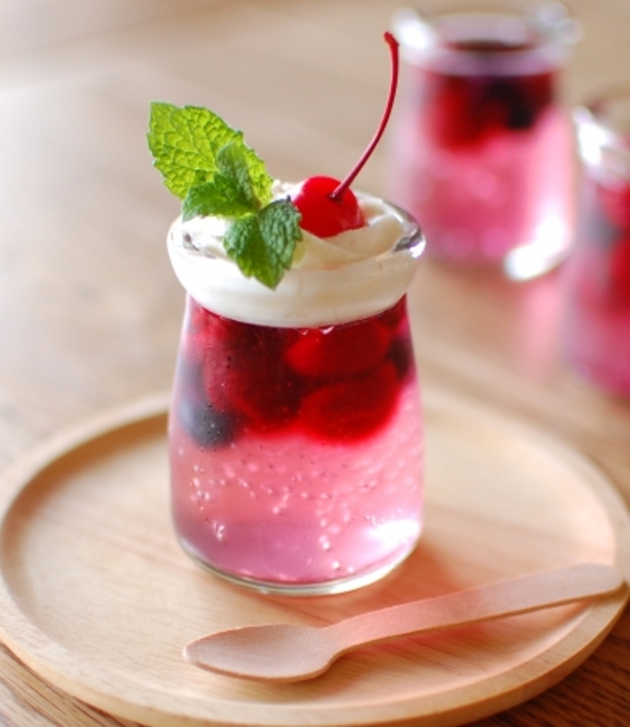 ピンクレモネードゼリ