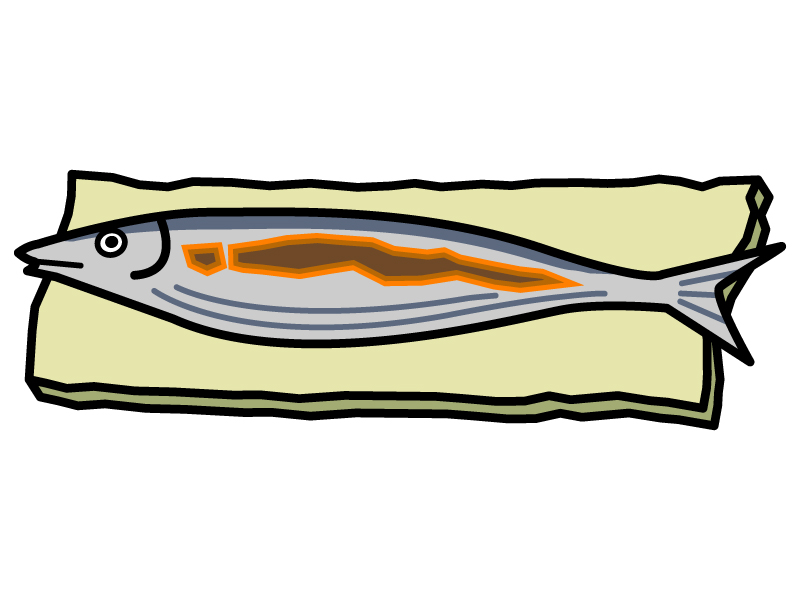 魚料理01-舟盛り -食 料理・食材 の無料イラスト素材-イラストポップ