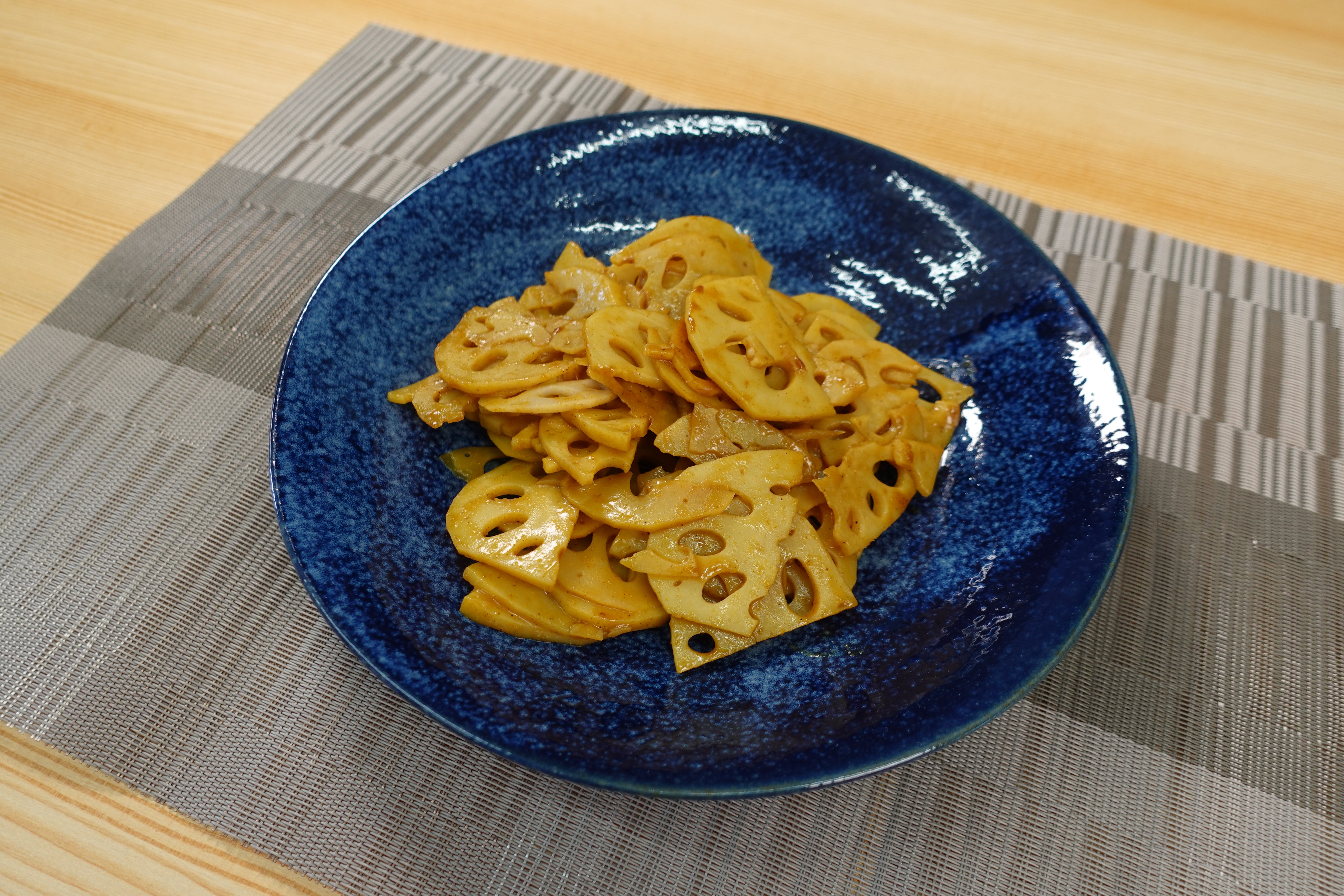 レンコンキーマカレ