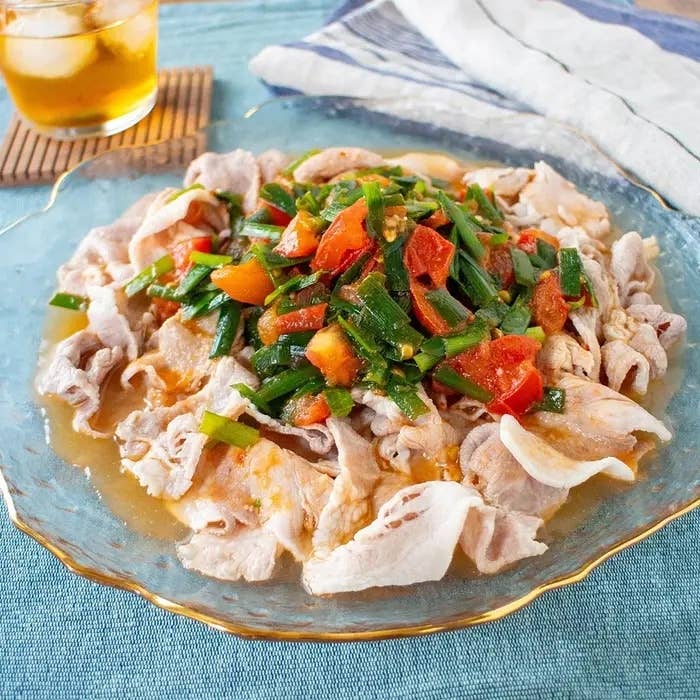 一皿で大満足♪豚しゃぶナムル