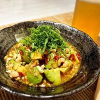 ちくわのピーナッツバター詰め