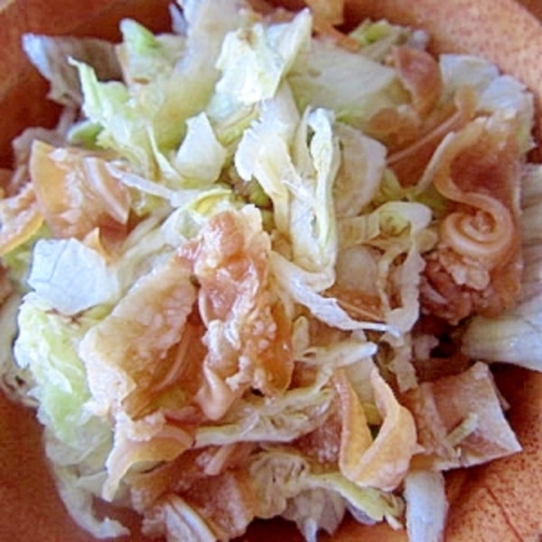 千切りキャベツで簡単☆甘辛ポン酢サラダ♬ by ごん☺︎クックパッド簡単おいしいみんなのレシピが392万品