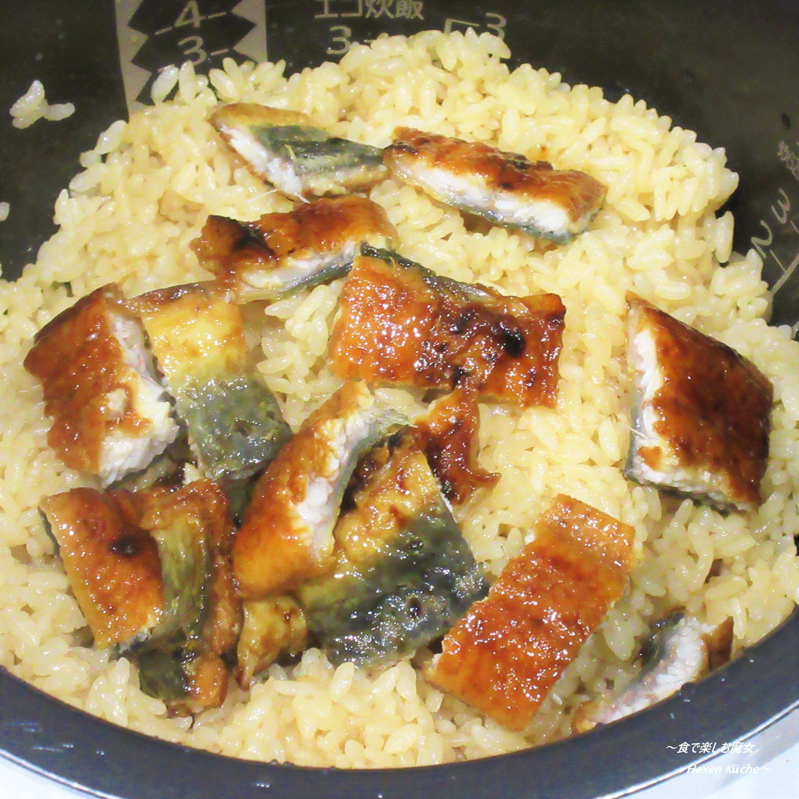 うなぎのタレきのこの炊き込みごはん