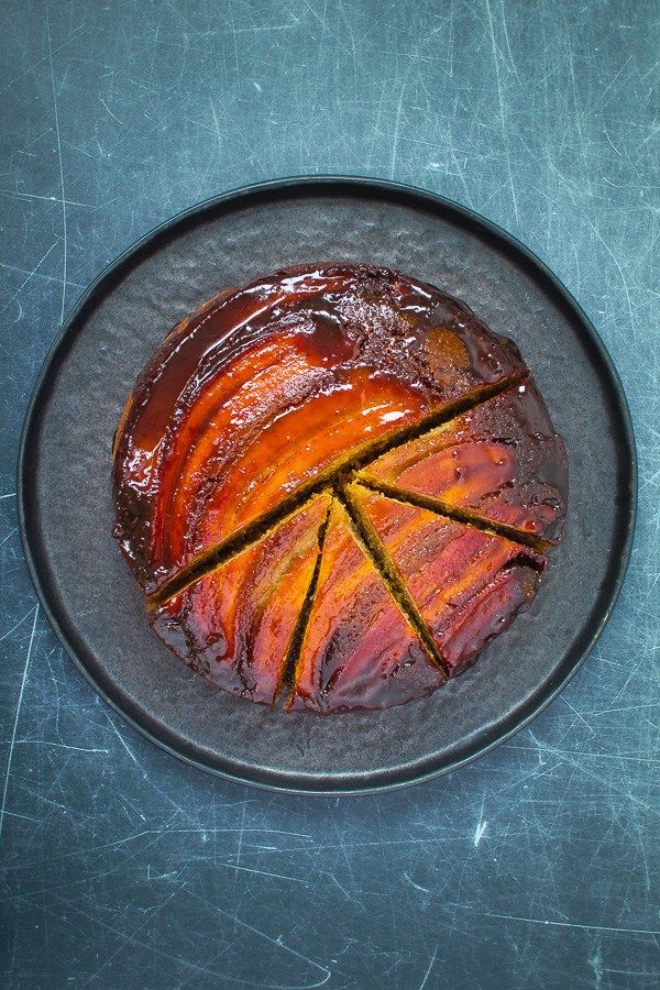 マフィン型で小さなアップサイドダウンケーキねことベイキング生活