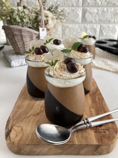 コーヒーゼリー生クリームのせ♪