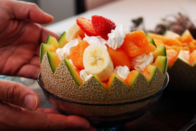 手作りキットパフェ風 フラワーアレンジメントメロンソーダ樹脂粘土で作るメロンソーダの楽しみ