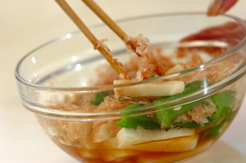 無限オクラ漬け Pickled Okra☆漬けるだけ！☆やみつき！無限に食べられるオクラ漬けの作り方☆